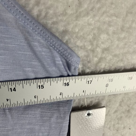 Gaiam Tank‎ Top Womens XS Xenon Blue High-Low Easy Fit Round Neck 7115 - Picture 5 of 8